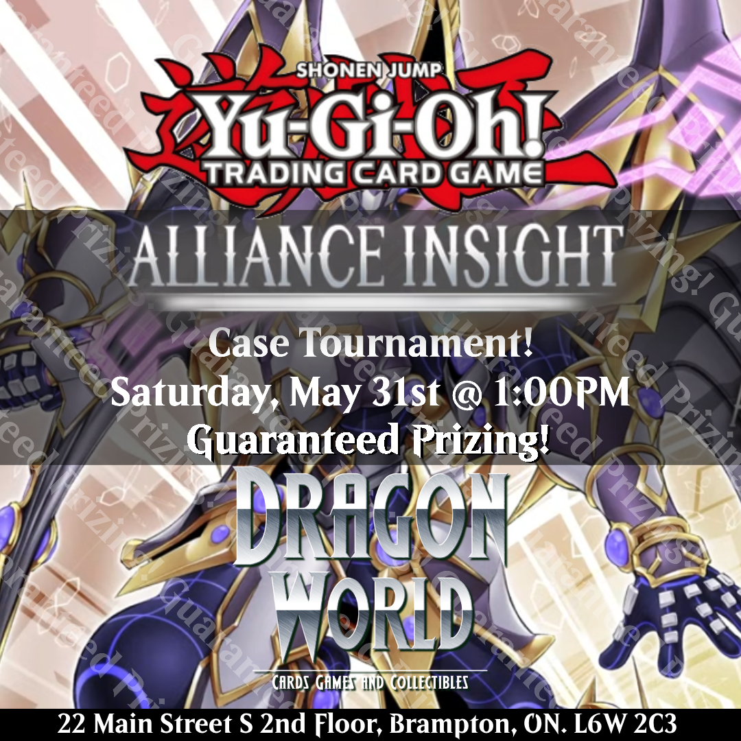 05/31 @ 1:00 pm Alliance Insight Case Event!